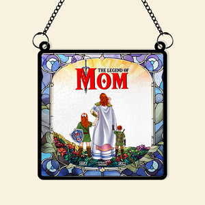 Personalized Gifts For Mom Suncatcher Window Hanging Ornament 01KAMH250424HG Mother's Day - Ornaments - GoDuckee