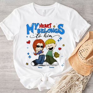 Personalized Gifts For Couple Shirt Y2k Style 02topu030125hg - Shirts - GoDuckee