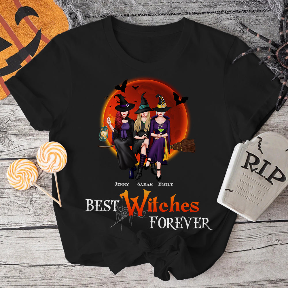 Best Witches Forever, Gift For Friends, Personalized Shirt, Witches Bestie Shirt - Shirts - GoDuckee