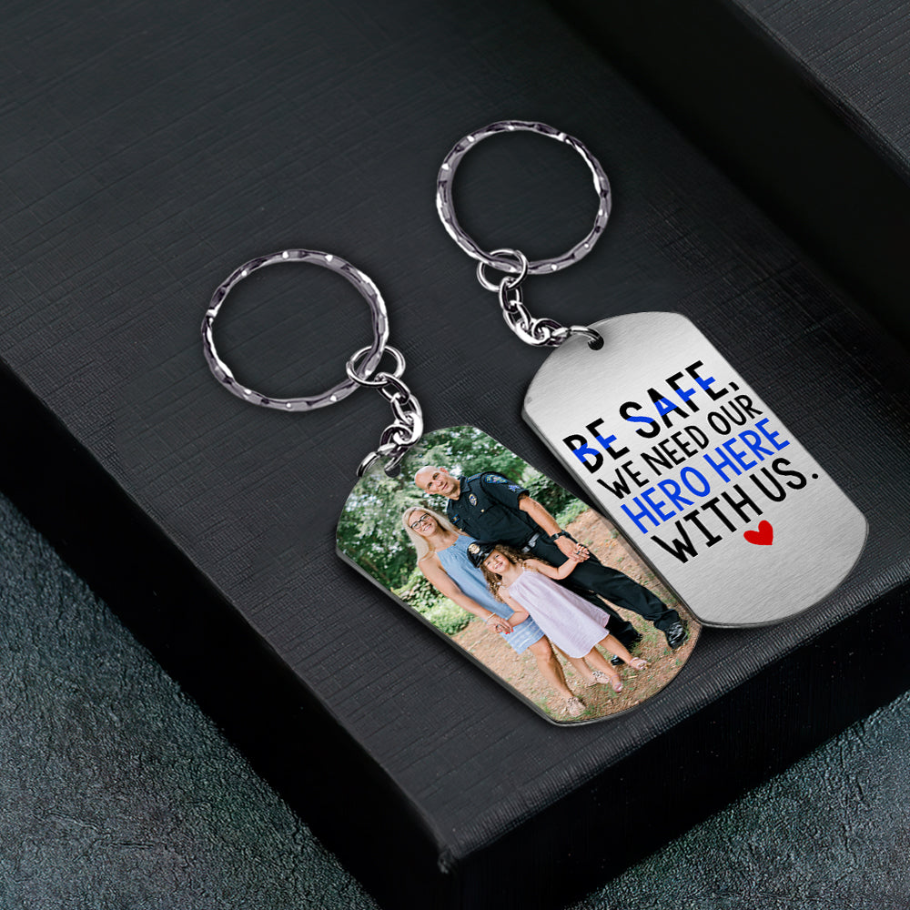 Drive Safe Personalized Keychain for Boyfriend Husband Gifts for Him