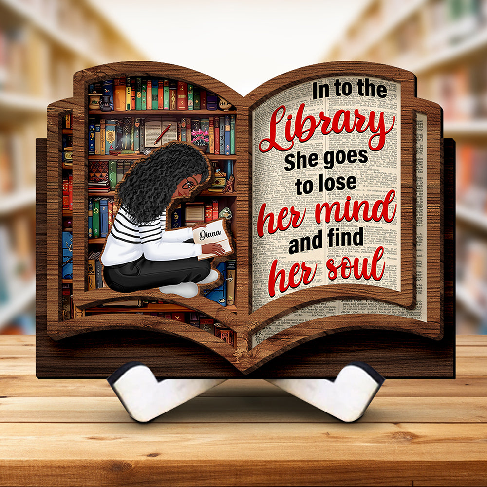 Personalized Gifts For Book Lover Wood Sign 02xqqn200125hg - Wood Sign - GoDuckee