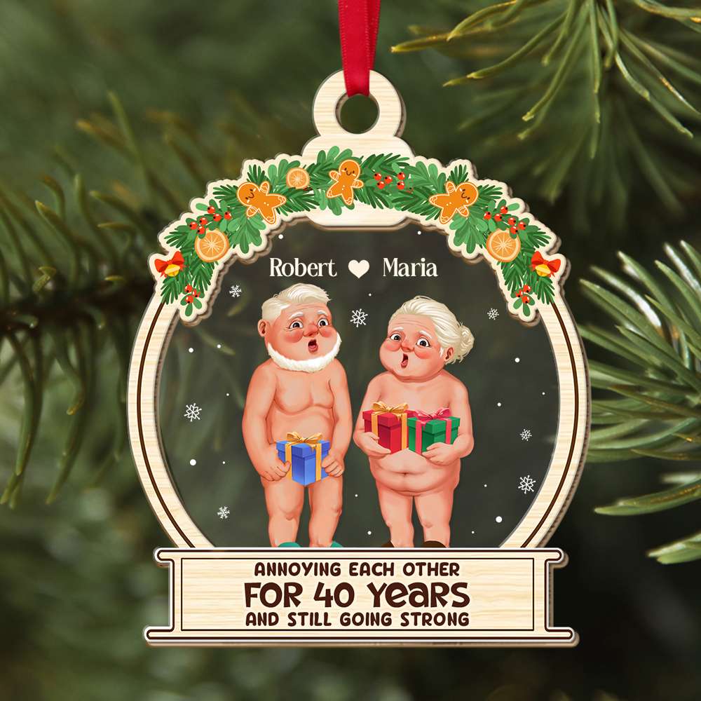 Love Together, Personalized Ornament, Gifts For Husban - Gifts For Wife - Ornament - GoDuckee