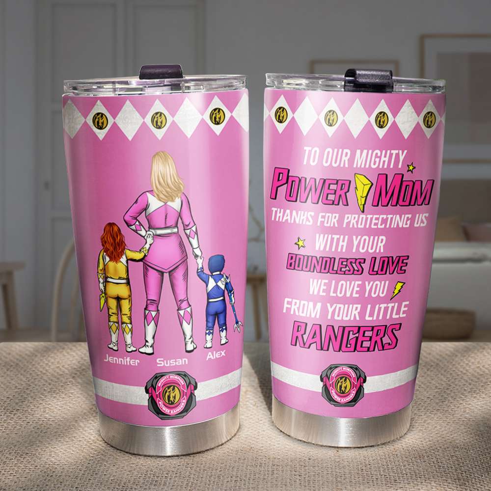 Personalized Gifts For Mom Tumbler Mighty Power Mom 01hthn060324hh - Tumbler Cups - GoDuckee