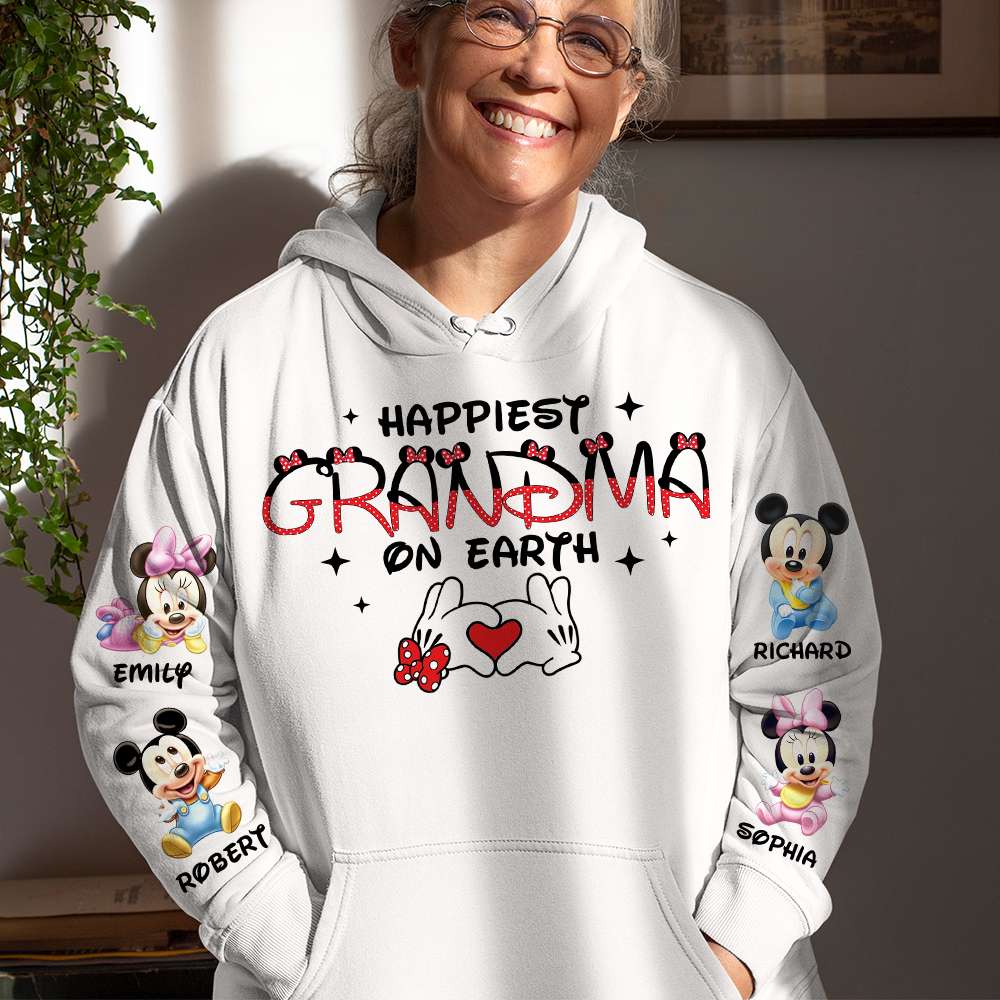 Happiest Family On Earth 06OHQN311023 Personalized Shirt, Gifts For Family - AOP Products - GoDuckee
