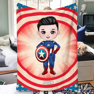 Power Gift For Kids Christmas 01TOPU061023PA-1 Personalized Blanket - Blanket - GoDuckee