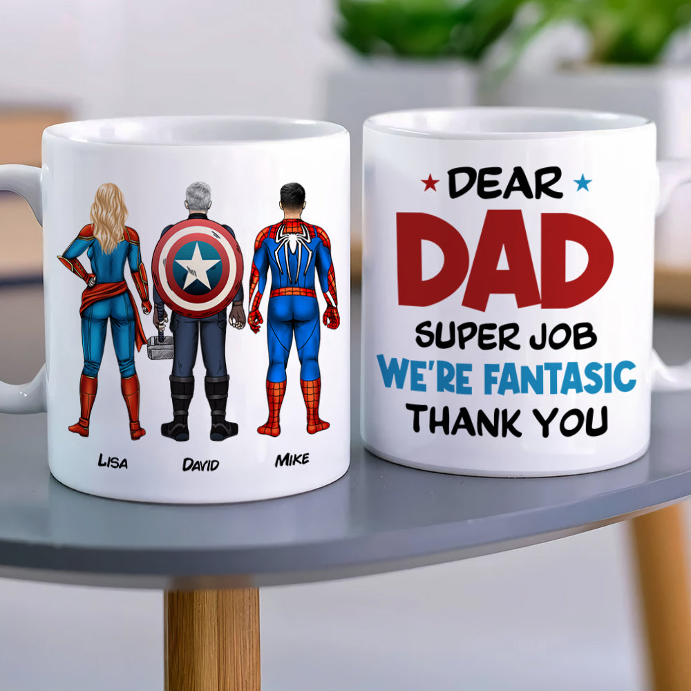 Super Job Dad TT 05NAHN220523TM Personalized Mug Gift - Coffee Mug - GoDuckee