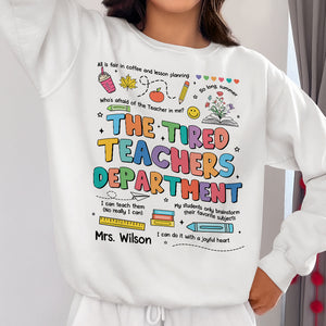 Personalized Gifts For Teacher Shirt 02napu130824 - Shirts - GoDuckee