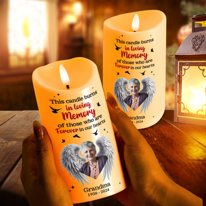 Custom Photo Memorial Gifts For Family Led Candle 04TGPU281024 - Led Candle - GoDuckee