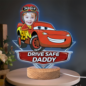 Custom Photo Gifts For Kids Cartoon Car LED Light 01acpu091224 - Led Night Light - GoDuckee