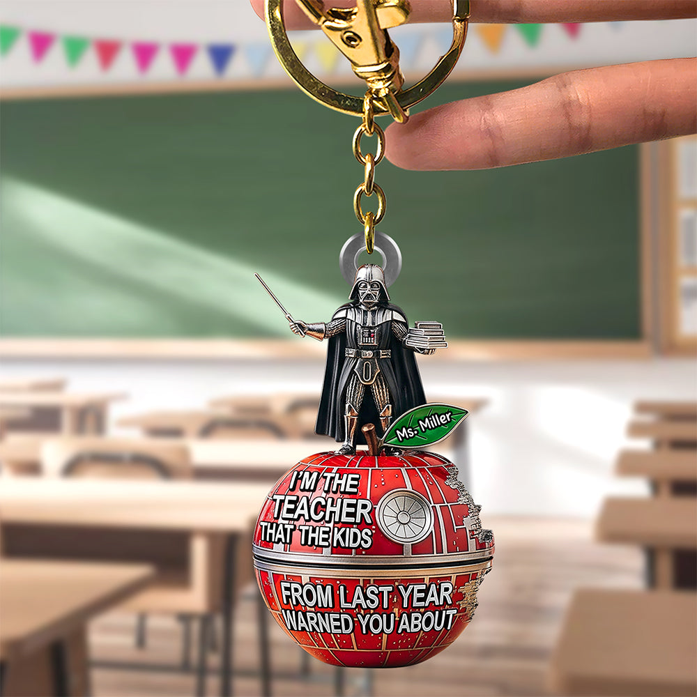 Funny Strict Teacher In The Galaxy Keychain - Personalized Gifts For Teacher 03qhqn010725 - Keychains - GoDuckee