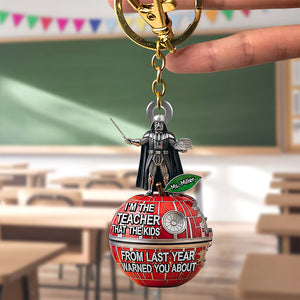 Funny Strict Teacher In The Galaxy Keychain - Personalized Gifts For Teacher 03qhqn010725 - Keychains - GoDuckee