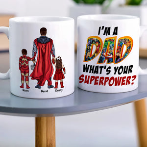 Dad and Kids DR-WHM-03dnqn180323tm Personalized Coffee Mug - Coffee Mug - GoDuckee