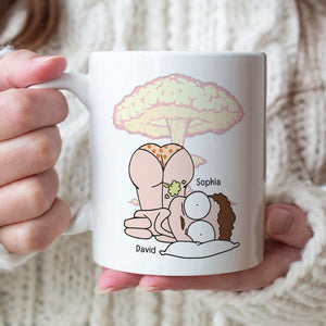 We're Past The Point Of Having To Hold In Our Farts-Personalized Coffee Mug-Gift For Couples- Funny Couple Mug - Coffee Mug - GoDuckee