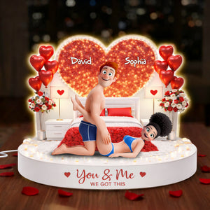 Sassy Couple Acrylic Light Box - Personalized Gift For Couples 02OHLU110226 - Light Box - GoDuckee