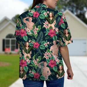 Custom Photo Gifts For Couple, Funny Naughty Hawaiian Shirt 02qhqn200724 - Hawaiian Shirts - GoDuckee