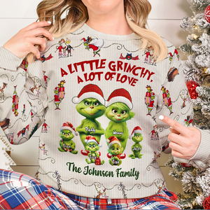 Personalized Christmas Gifts For Family Ugly Sweater 02kapu251024 - AOP Products - GoDuckee