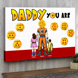 Daddy You Are Strong Cool Smart 07qhqn290523hh Personalized Canvas Print - Poster & Canvas - GoDuckee