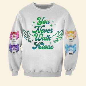 Personalized Gifts For Mom Shirt 01hutn240225 You Never Walk Alone - AOP Products - GoDuckee