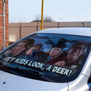 Hey Kids Look A Deer, Gift For Christmas Comedy Film Lover, Windshield Sunshade - 02hudt131123 - Doormat - GoDuckee