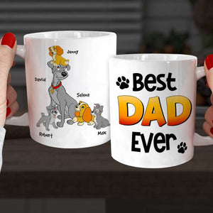 Best Dad Dog Ever 02NAHN050423 Personalized Mug Father's Day Gift - Coffee Mug - GoDuckee