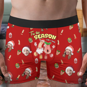 Custom Photo Gifts For Christmas Men's Boxers 041xqpu240924 - Boxer Briefs - GoDuckee