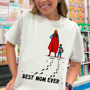 Personalized Gift For Mom Shirt, Best Mom Ever - Shirts - GoDuckee