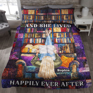 Personalized Gifts For Book Lovers Quilt Bed Set 02qnqn011124tm - Blanket - GoDuckee