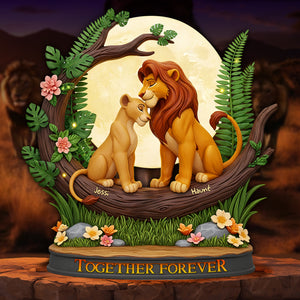 Forever Couple Acrylic Plaque - Personalized Gifts For Couple 01TOLU240625 - Shaped Plaques - GoDuckee