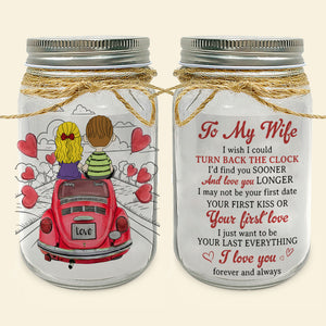 Personalized Gifts For Wife Mason Jar Light 02xqtn231224hg I Love You Forever And Always - Drink Jar - GoDuckee