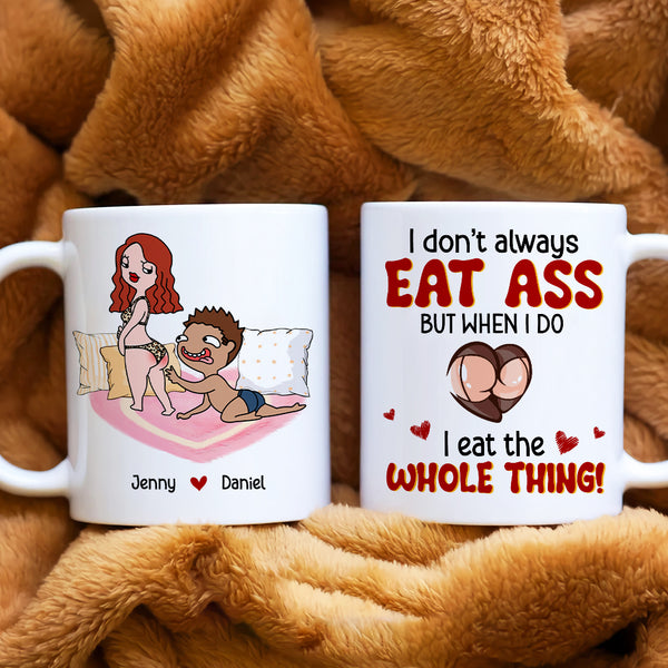 I Promise To Always Make Your Panties Wet, Personalized Mug, Naughty G -  GoDuckee