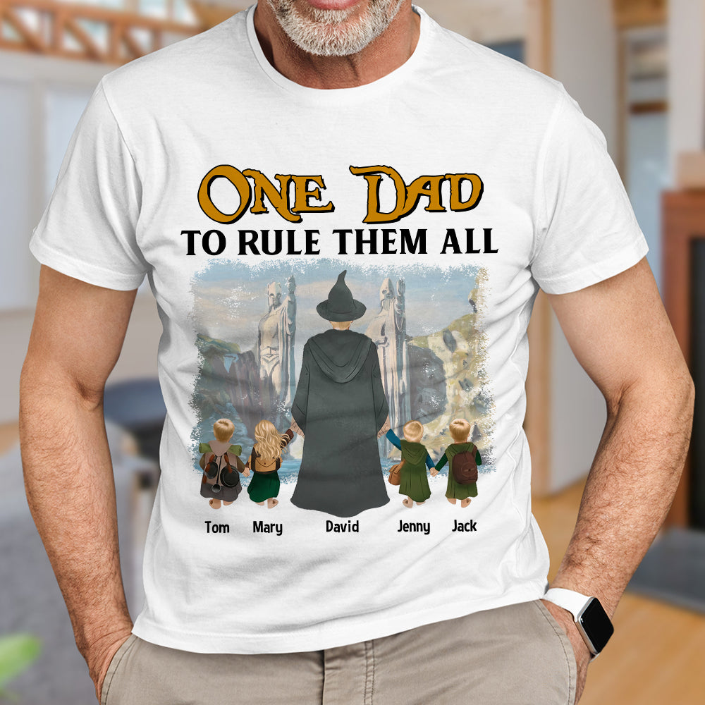 Dad Rule Them All 04qhtn050623 Personalized Shirt GRER2005 - Shirts - GoDuckee