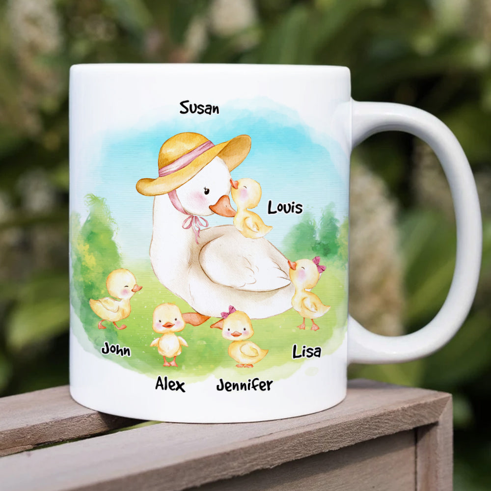 I'm Your Favorite Child, Gift For Mom, Personalized Mug, Duck Mom Mug, Mother's Day Gift - Coffee Mug - GoDuckee