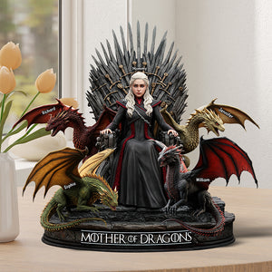 Mother Of Dragons Acrylic Plaque - Personalized Gifts For Mother 02QHQN210425 - Shaped Plaques - GoDuckee