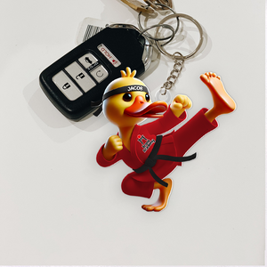 Personalized Gifts For Karateka Keychain Duck Karate 01ohpu201224 - Keychains - GoDuckee