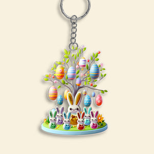 Personalized Gifts For Easter's Day Keychain Bunny Kids 04OHMH100225 - Keychains - GoDuckee