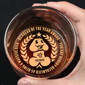 Personalized Gifts For Him Engraved Whiskey Glass, Year Award 02acqn230724 - Whiskey Glass - GoDuckee