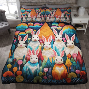 Gifts For Rabbit Lovers Quilt Bed Set 06qnqn041124 - Blanket - GoDuckee