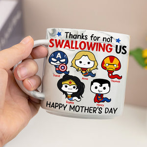 Personalized Gift For Mom Marble Mug Super Sperm Mother's Day 04ACQN190325 - Coffee Mug - GoDuckee