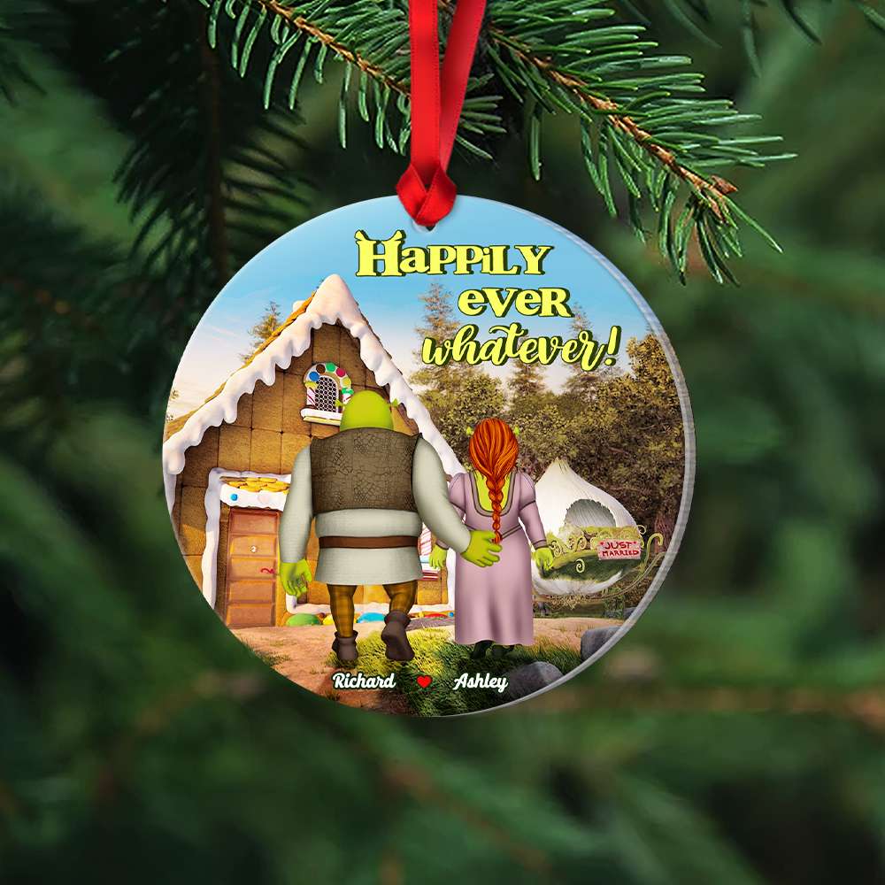 Personalized Couple Cookie House Ornament, Gift For Him, Gift For Her PW-CSO-ACRYLIC-06QHHN191023HH - Ornament - GoDuckee