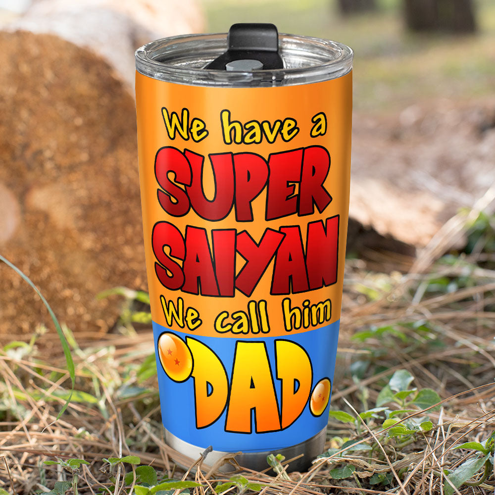 You Are Our Super Dad Personalized S. M. Tumbler Cup Gift For Dad - GoDuckee