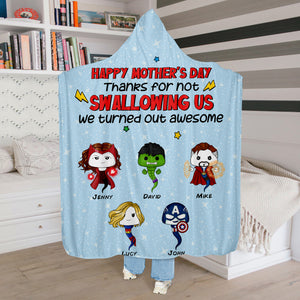 Personalized Gifts For Mom Wearable Blanket Hoodie We Turned Out Awesome 04nahn090324 - Blankets - GoDuckee