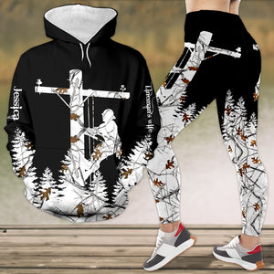 Personalized Gifts For Lineman's Wife Set Hoodie & Leggings 04acdt071124 - AOP Products - GoDuckee