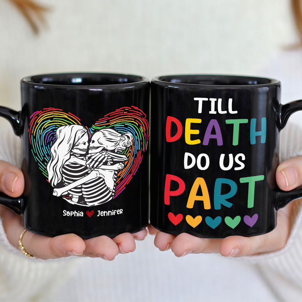 Till Death Do Us Part- Gift For Couple-Personalized Coffee Mug - Coffee Mug - GoDuckee