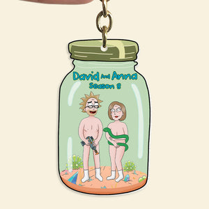 Personalized Gifts For Couple Keychain 05totn120824hg Funny Couple - Keychains - GoDuckee