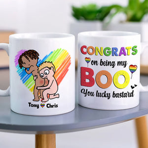 Couple Congrats On Being My Boo 01htpo090623hh Personalized Coffee Mug - Coffee Mug - GoDuckee