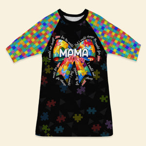 Gifts For Autism Mom Raglan Dress Autism Awareness 05XQMH180325 - AOP Products - GoDuckee