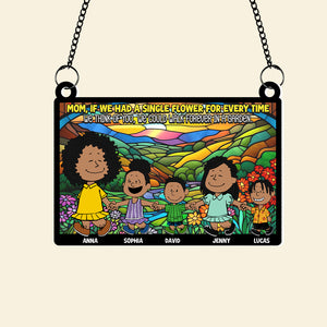 Personalized Gifts For Mom Suncatcher Ornament 04katn140225hh - Ornament - GoDuckee