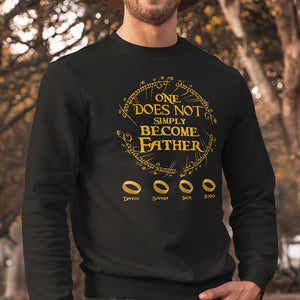 One Does Not Simply Become Father Personalized Shirt 03QHTN010623 - Shirts - GoDuckee