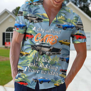 Custom Photo Gifts For Classic Car Lover Hawaiian Shirt 03DGMH050724 - Hawaiian Shirts - GoDuckee