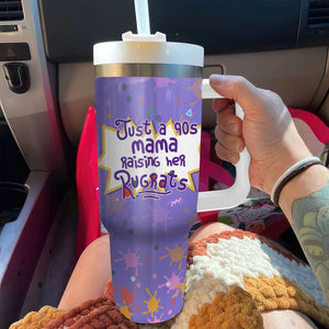 Personalized Gift For Mom 40oz Tumbler Just A 90s Mama 06NAHN090123TM - Tumbler Cup - GoDuckee